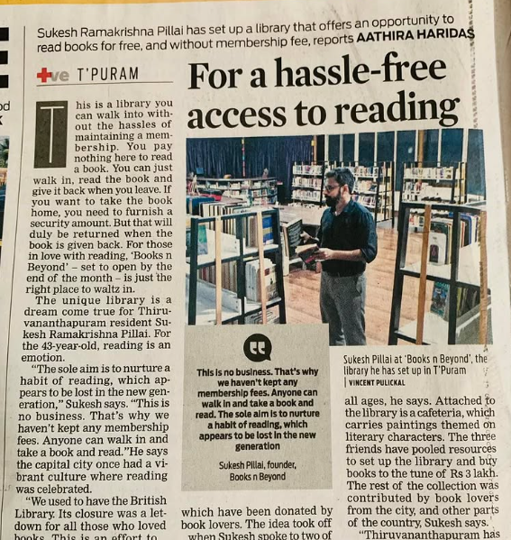 BNB Library - Indian Express Coverage